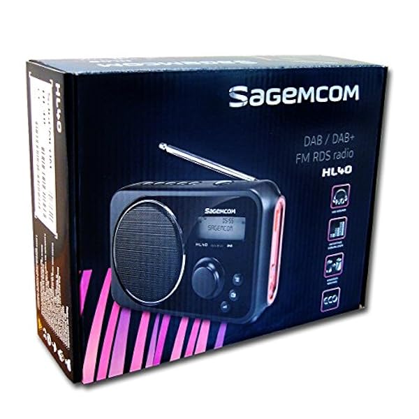Sagemcom HL40 Radio portatile DAB /FM RDS con allarme clock
